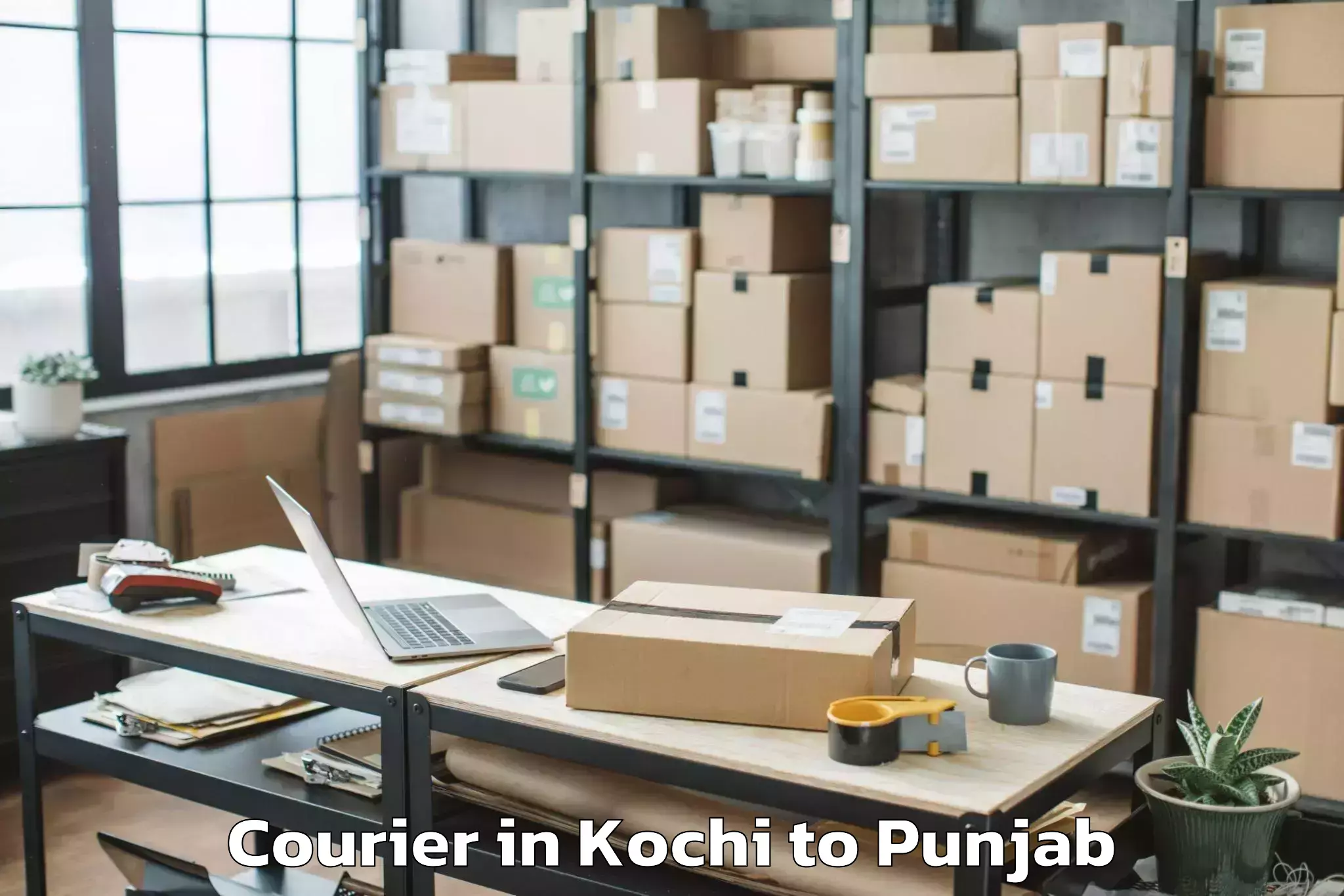 Trusted Kochi to Jalandhar Courier